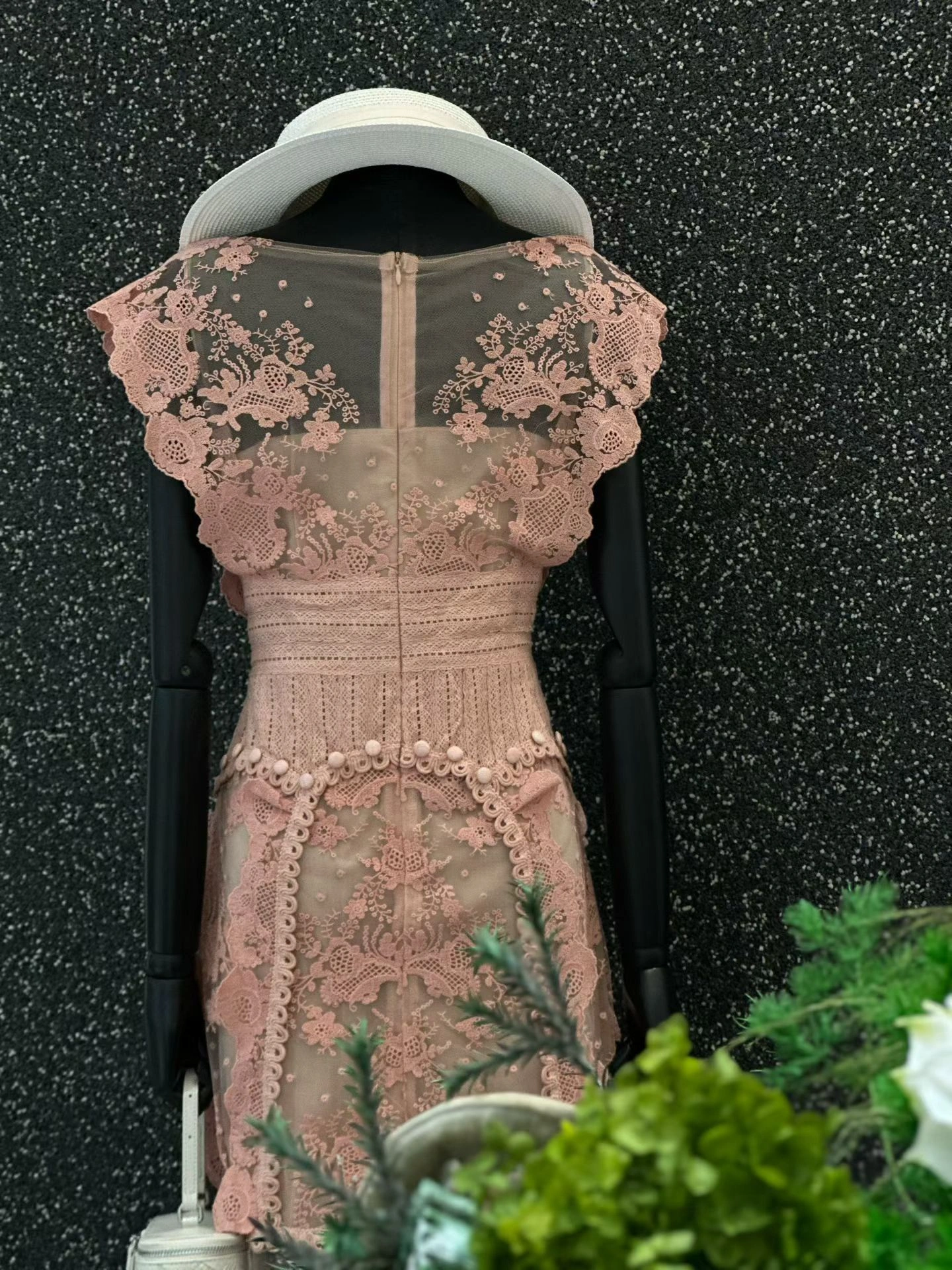 Pink -back side
